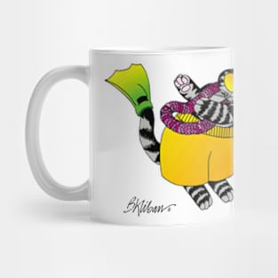 B kliban cat - dancing cat Mug